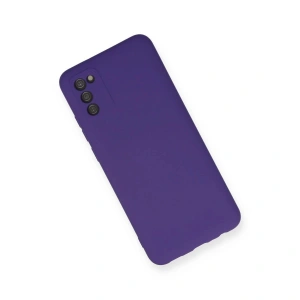 Galaxy A03s Kılıf Nano İçi Kadife  - Mor