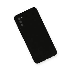 Galaxy A03s Kılıf Nano İçi Kadife  - Siyah