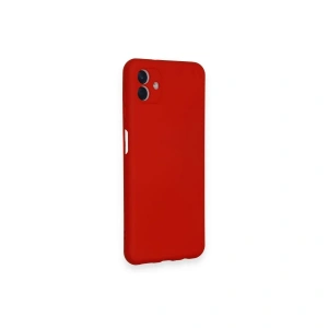 Galaxy A04 Kılıf Nano İçi Kadife  - Kırmızı
