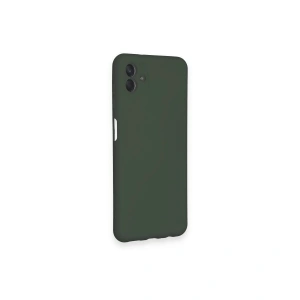 Galaxy A04 Kılıf Nano İçi Kadife  - Koyu Yeşil