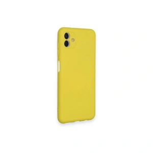Galaxy A04 Kılıf Nano İçi Kadife  - Sarı