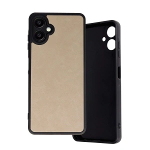 Galaxy A06 Kılıf Aras Deri Kapak - Pudra