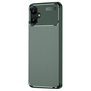 Galaxy A06 Kılıf Auto Fus Karbon Kapak - Koyu Yeşil