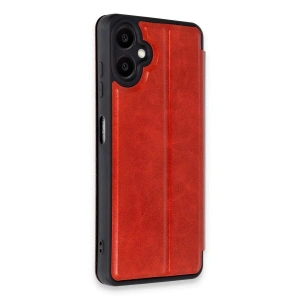 Galaxy A07 4g Flip Cover - Kırmızı