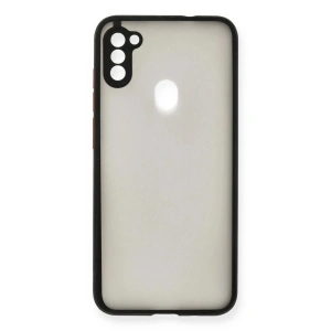 Galaxy A11 Kılıf Montreal  Kapak - Siyah
