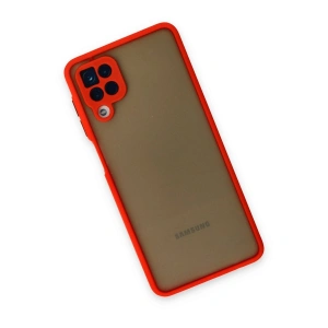 Galaxy A12 Kılıf Montreal  Kapak - Kırmızı