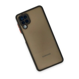 Galaxy A12 Kılıf Montreal  Kapak - Siyah