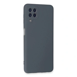 Galaxy A22 Kılıf Nano İçi Kadife  - Gri