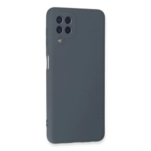 Galaxy A22 Kılıf Nano İçi Kadife  - Gri