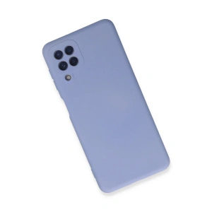 Galaxy A22 Kılıf Nano İçi Kadife  - Lila