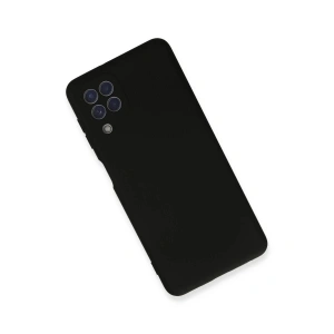 Galaxy A22 Kılıf Nano İçi Kadife  - Siyah