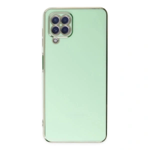 Galaxy A22 Kılıf Volet  - Açık Yeşil