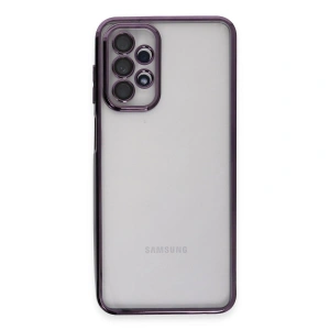 Galaxy A23 4g Kılıf  Lensli  - Mor