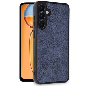 Galaxy A26 Kılıf Aras Deri Kapak - Lacivert