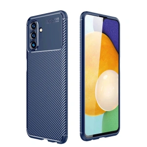 Galaxy A26 Kılıf Auto Fus Karbon Kapak - Lacivert