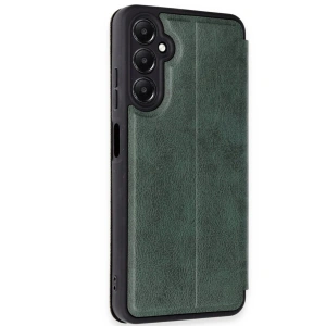 Galaxy A26 Kılıf Flip Cover - Koyu Yeşil