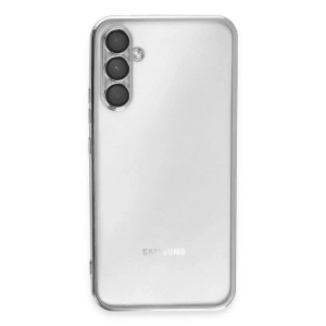 Galaxy A34 5g Kılıf  Lensli  - Gümüş