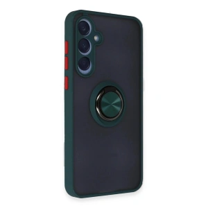 Galaxy A35 5g Kılıf Montreal Yüzüklü  Kapak - Yeşil