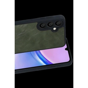 Galaxy A57 5g Aras Deri Kapak - Yeşil