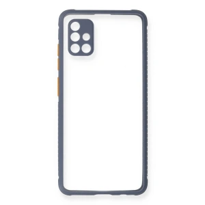 Galaxy A71 Kılıf Miami Şeffaf  - Gri