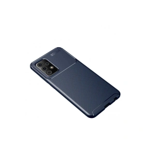 Galaxy A72 Kılıf Auto Fus Karbon Kapak - Lacivert