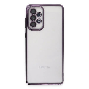 Galaxy A73 5g Kılıf  Lensli  - Mor