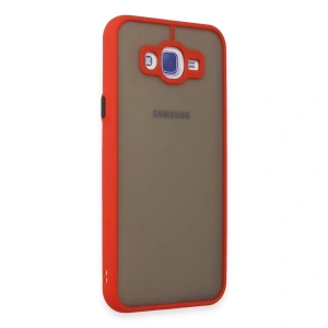 Galaxy J7 Kılıf Montreal  Kapak - Kırmızı
