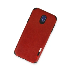 Galaxy J7 Pro / J730 Kılıf Loop Deri  - Kırmızı