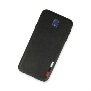 Galaxy J7 Pro / J730 Kılıf Loop Deri  - Siyah