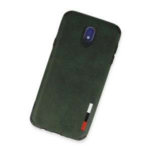 Galaxy J7 Pro / J730 Kılıf Loop Deri  - Yeşil