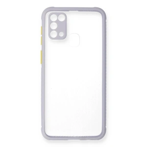 Galaxy M31 Kılıf Miami Şeffaf  - Lila
