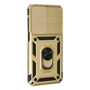 Galaxy M33 Kılıf Pars Lens Yüzüklü  - Gold