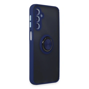Galaxy M34 5g Kılıf Montreal Yüzüklü  Kapak - Lacivert