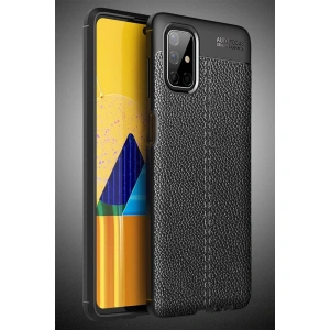 Galaxy M51 Kılıf Auto Fus Kapak - Siyah