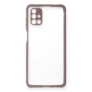 Galaxy M51 Kılıf Miami Şeffaf  - Açık Mor