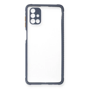 Galaxy M51 Kılıf Miami Şeffaf  - Gri