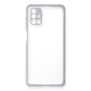Galaxy M51 Kılıf Miami Şeffaf  - Lila