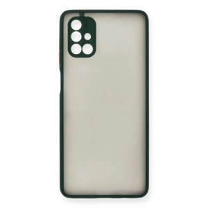 Galaxy M51 Kılıf Montreal  Kapak - Yeşil