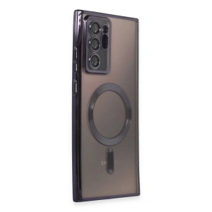 Galaxy Note 20 Ultra Kılıf Kross Magneticsafe Kapak - Mor