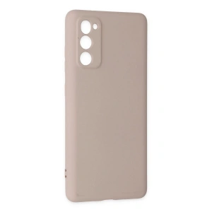 Galaxy S20 Fe Kılıf Nano İçi Kadife  - Pudra