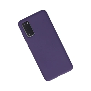 Galaxy S20 Kılıf Nano İçi Kadife  - Mor