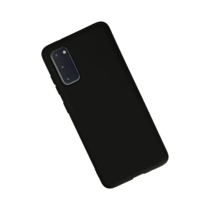 Galaxy S20 Kılıf Nano İçi Kadife  - Siyah