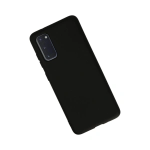 Galaxy S20 Kılıf Nano İçi Kadife  - Siyah