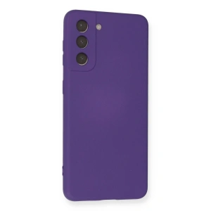 Galaxy S21 Kılıf Nano İçi Kadife  - Mor