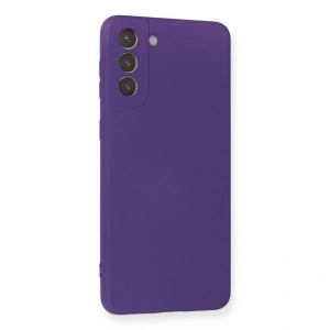 Galaxy S21 Plus Kılıf Nano İçi Kadife  - Mor