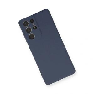 Galaxy S21 Ultra Kılıf Nano İçi Kadife  - Gri