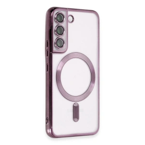 Galaxy S22 Kılıf Kross Magneticsafe Kapak - Mor