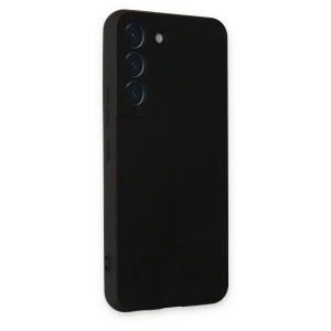 Galaxy S22 Kılıf Nano İçi Kadife  - Siyah