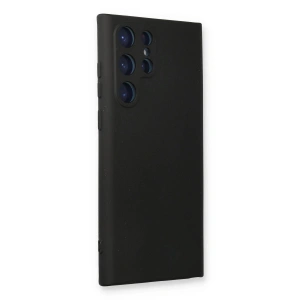 Galaxy S22 Ultra Kılıf Nano İçi Kadife  - Siyah