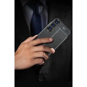 Galaxy S23 Fe Kılıf Auto Fus Kapak - Siyah